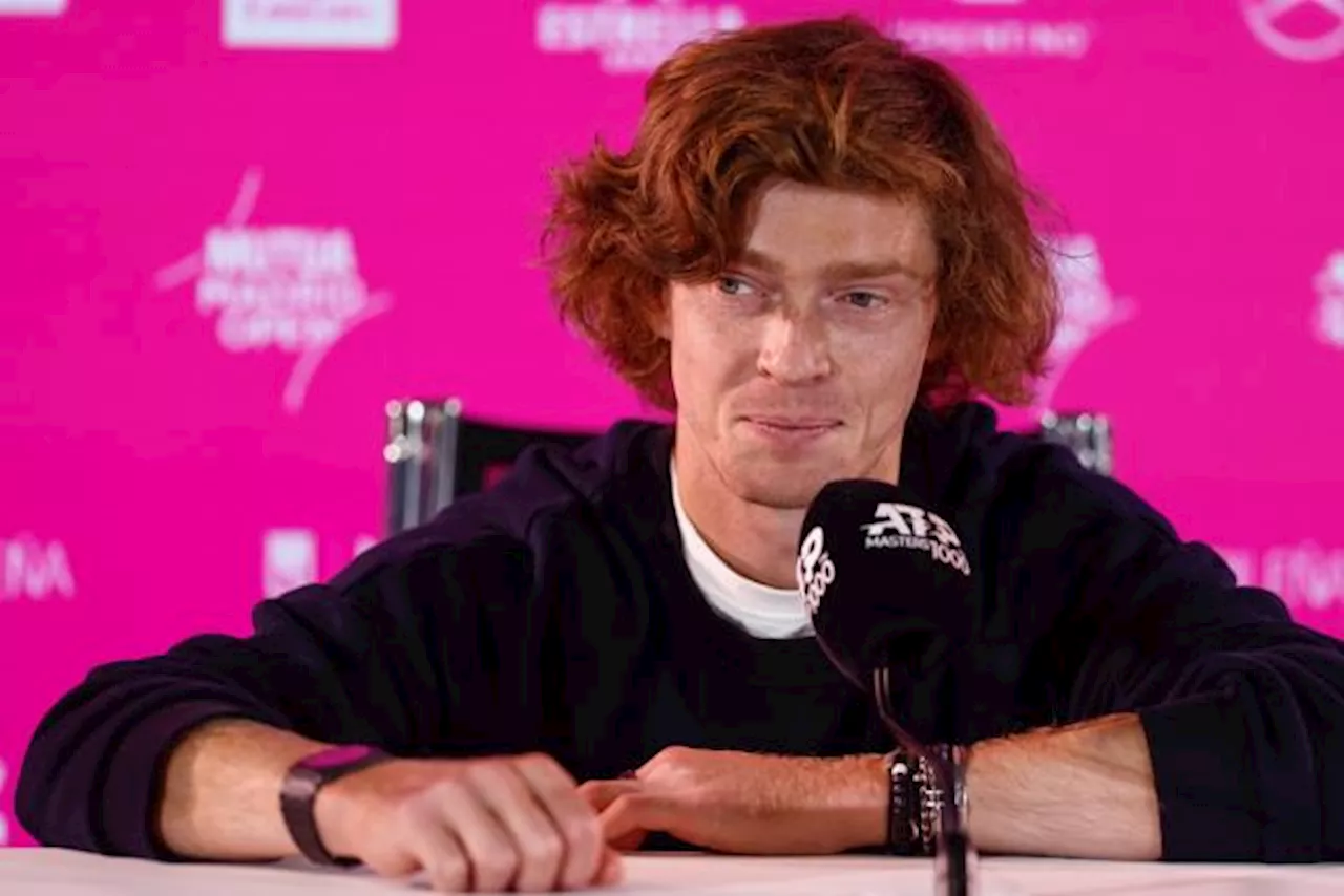 Andrey Rublev, qualifié pour la finale à Madrid : « Je ne m'y attendais pas »