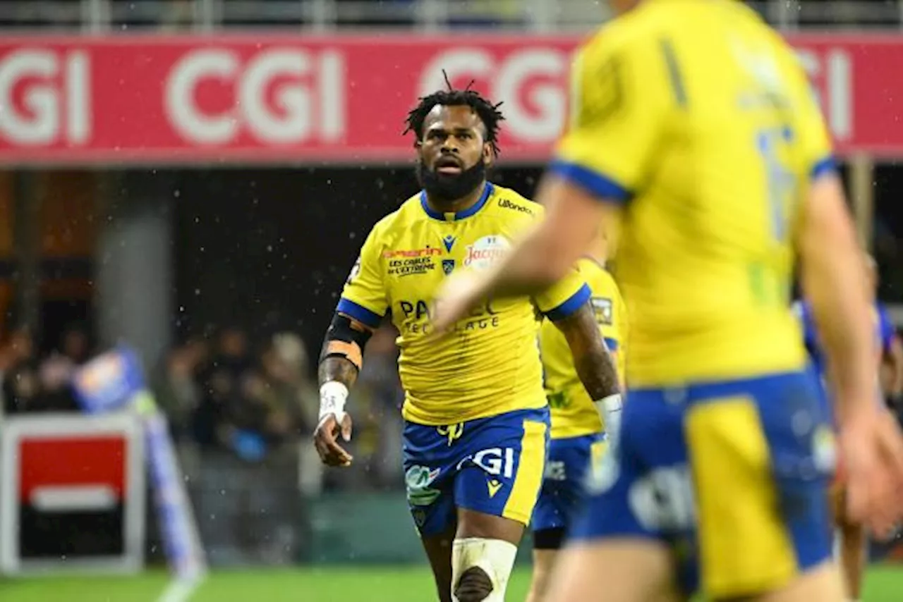 Clermont sans Alivereti Raka contre les Sharks en demi-finales de Challenge