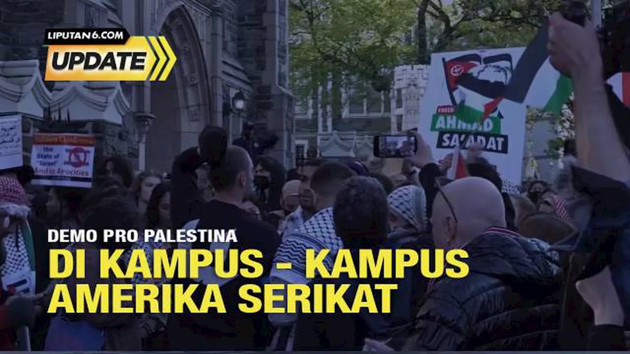 Aksi Pro-Palestina Marak di Kampus-kampus Amerika Serikat