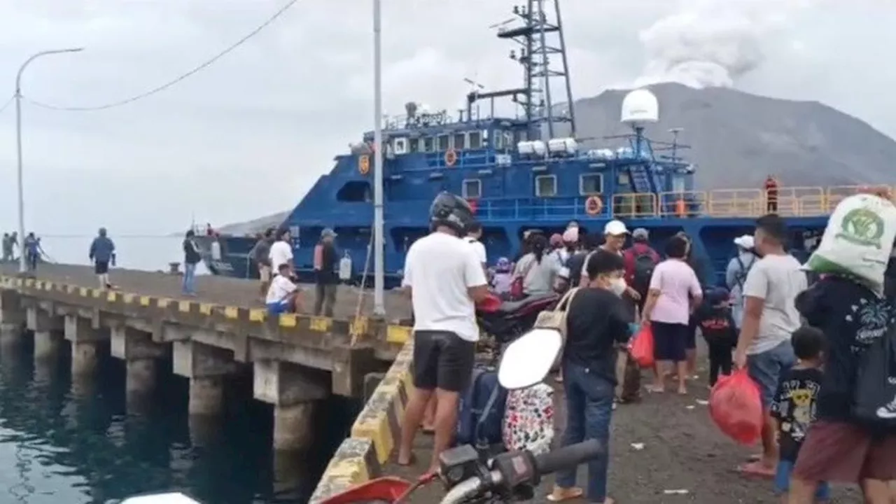 Bencana Erupsi, Pemerintah Pastikan Evakuasi Seluruh Penduduk Pulau Ruang