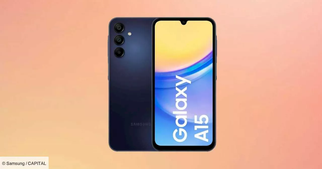 Samsung Galaxy A15 : à moins de 130 euros, ce smartphone récemment sorti fait un tabac