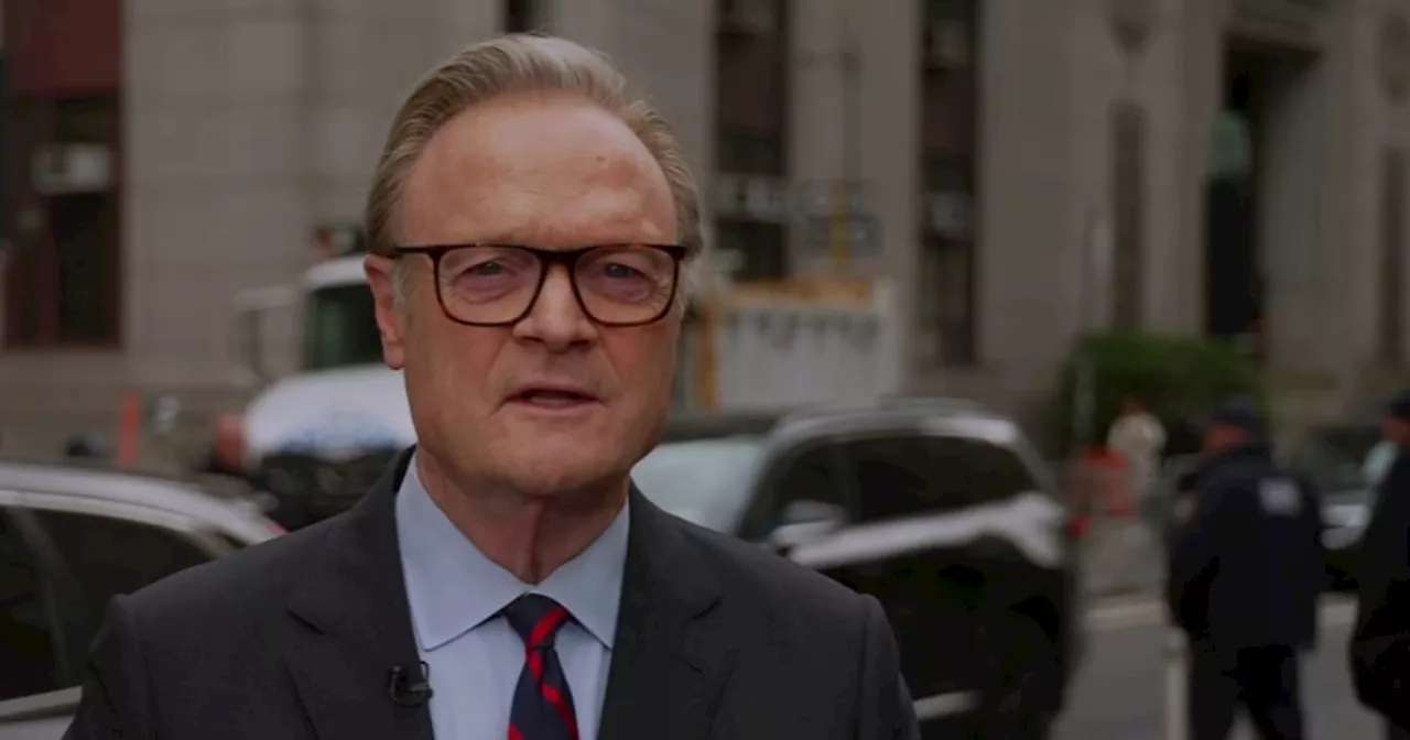 Lawrence O'Donnell on his interaction with Donald Trump in court