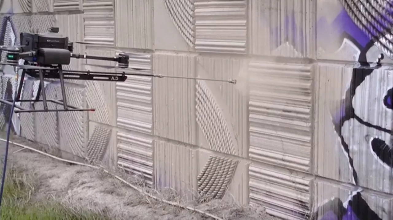 It’s not science fiction: A drone that removes graffiti has arrived