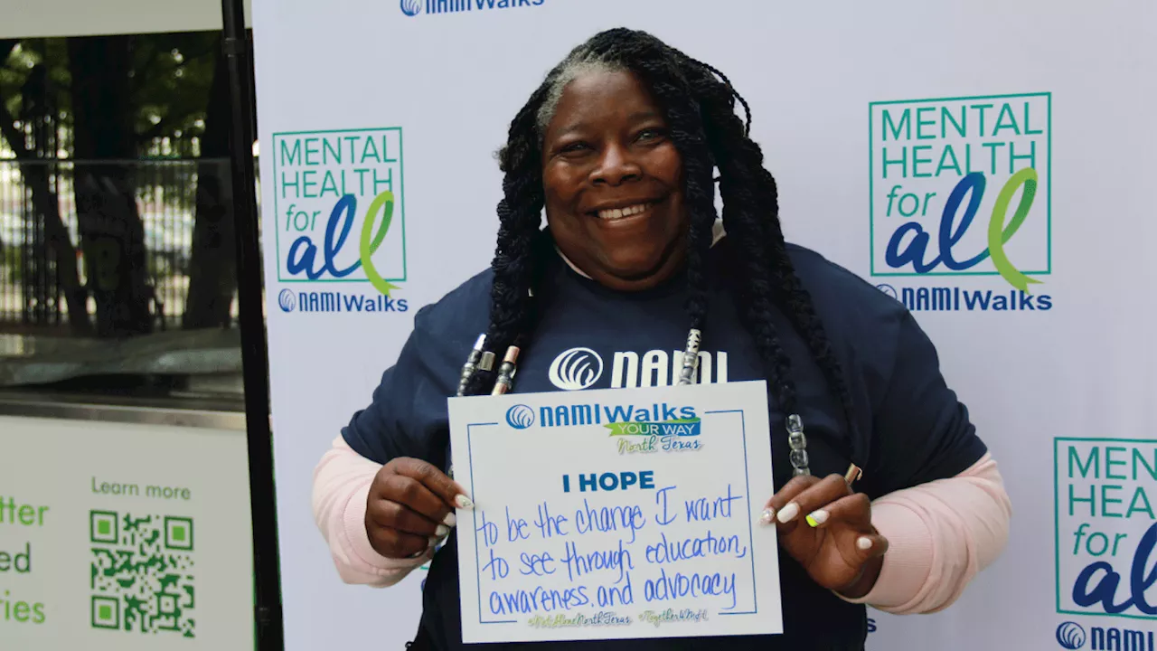 Take steps to support mental health awareness at NAMIwalks North Texas