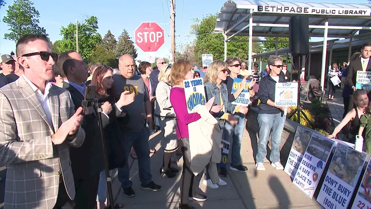 Residents organize rally to demand cleanup of Bethpage Community Park