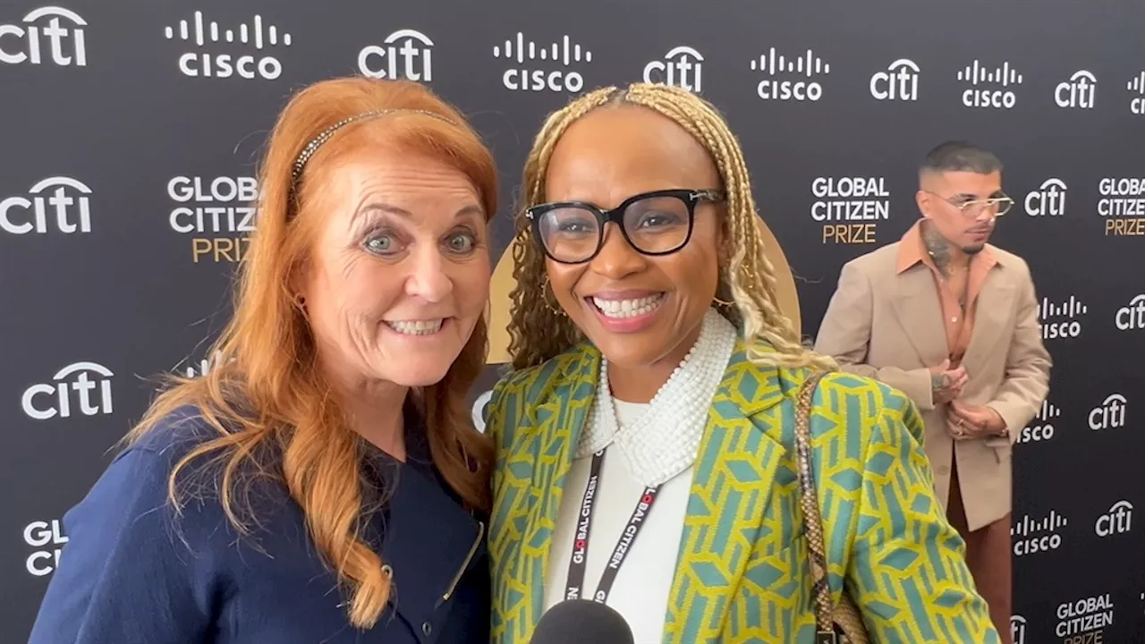 UK royalty meets SA legacy: Sarah Ferguson's sweet encounter with Lungi Morrison at Global Citizen