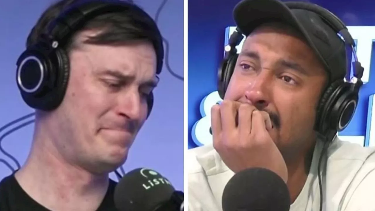 Oz radio star breaks down on-air