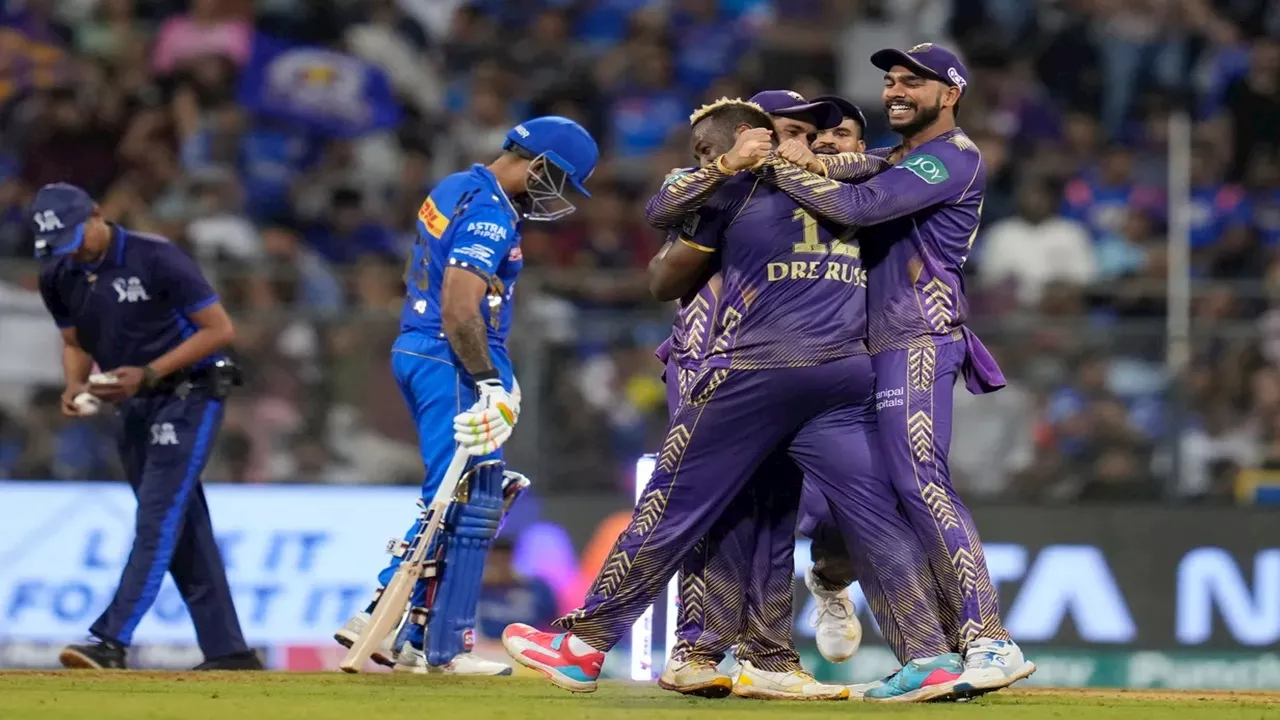 MI vs KKR : लगातार चौथा मैच हारकर प्लेऑफ से लगभग बाहर हुई मुंबई, कोलकाता ने 24 रन से जीता मैच