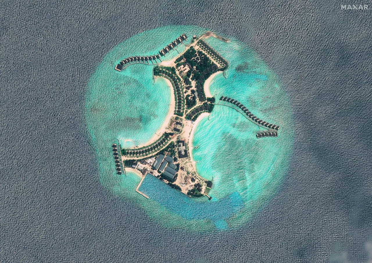 Satellite Image Shows Construction of World's First Floating City