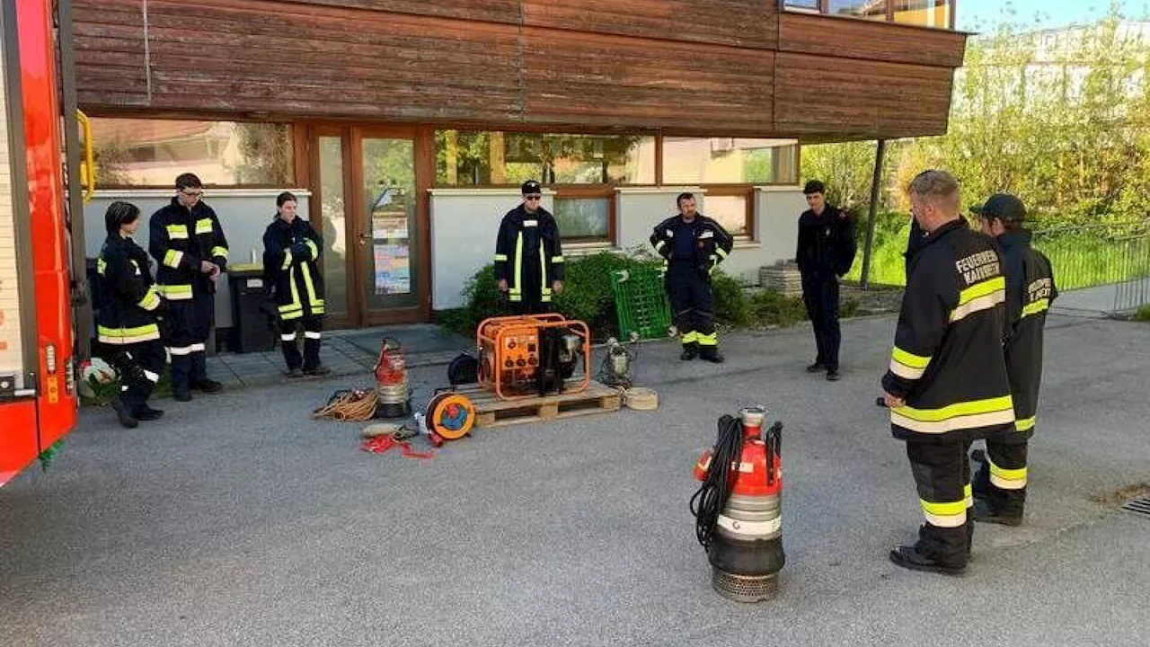 Bezirk Horn: 33 Einsatzmaschinisten legten sich ins Zeug