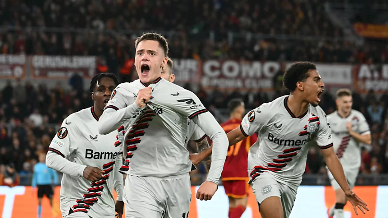 Leverkusen nach 2:0 in Rom auf Europa-League-Finalkurs