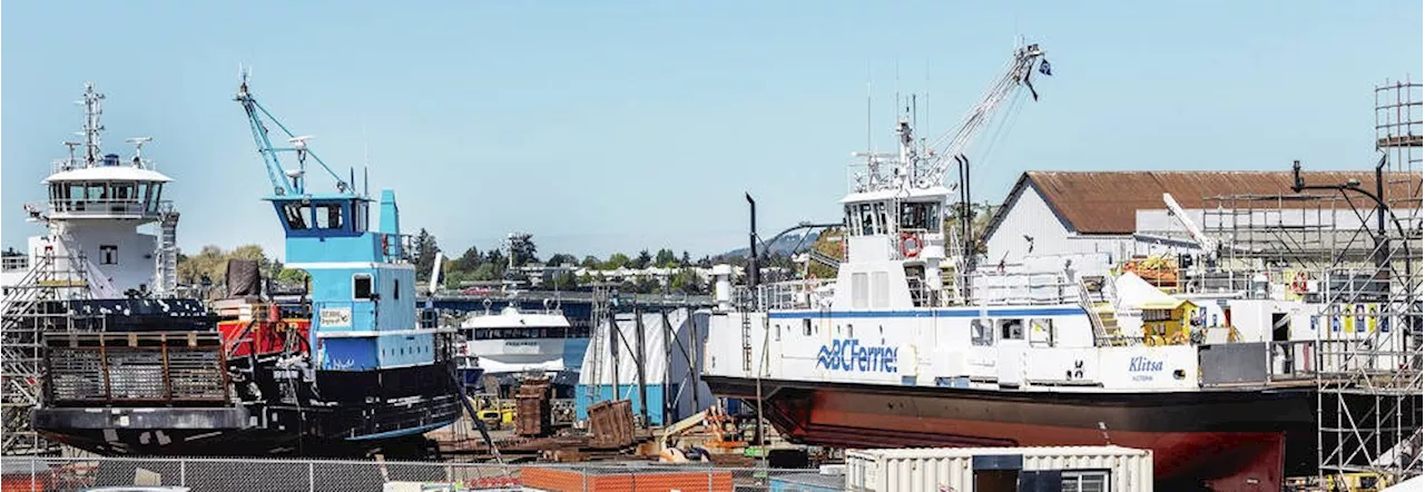 B.C. Ferries plans for long-term contracts with three shipyards