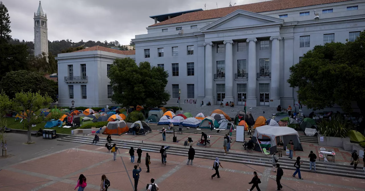 Berkeley takes light touch on Gaza protests. Columbia called the police