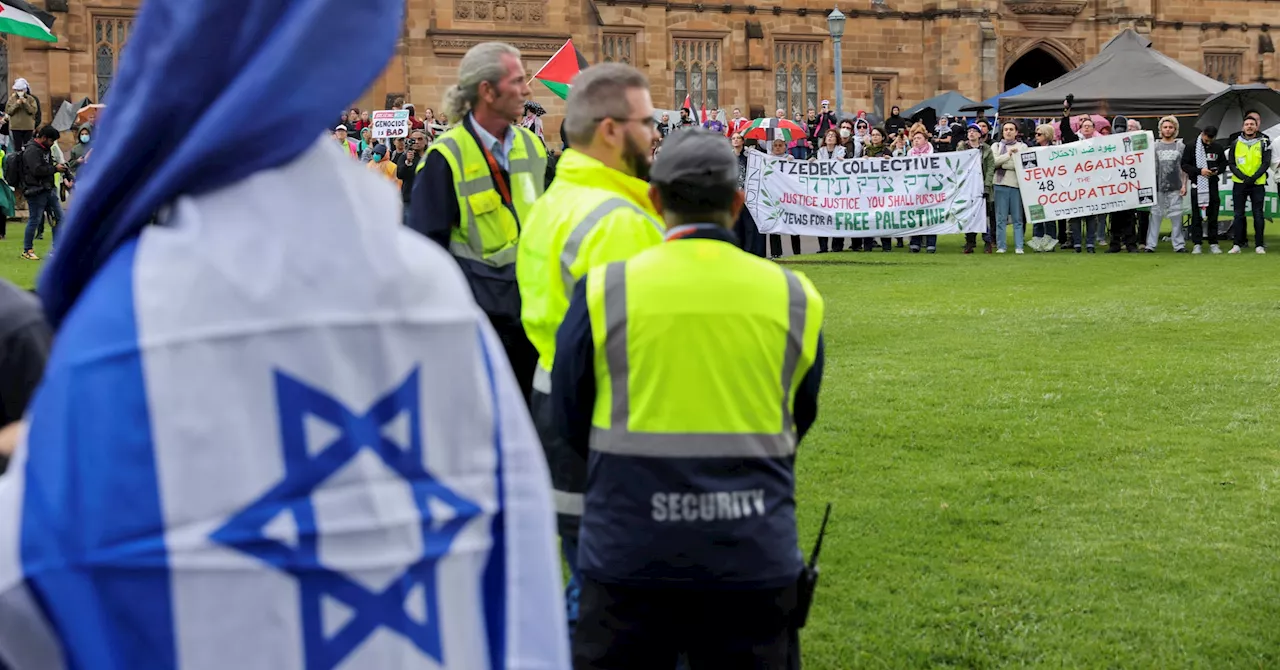 'Show solidarity': Pro-Palestinian protesters camp across Australian universities