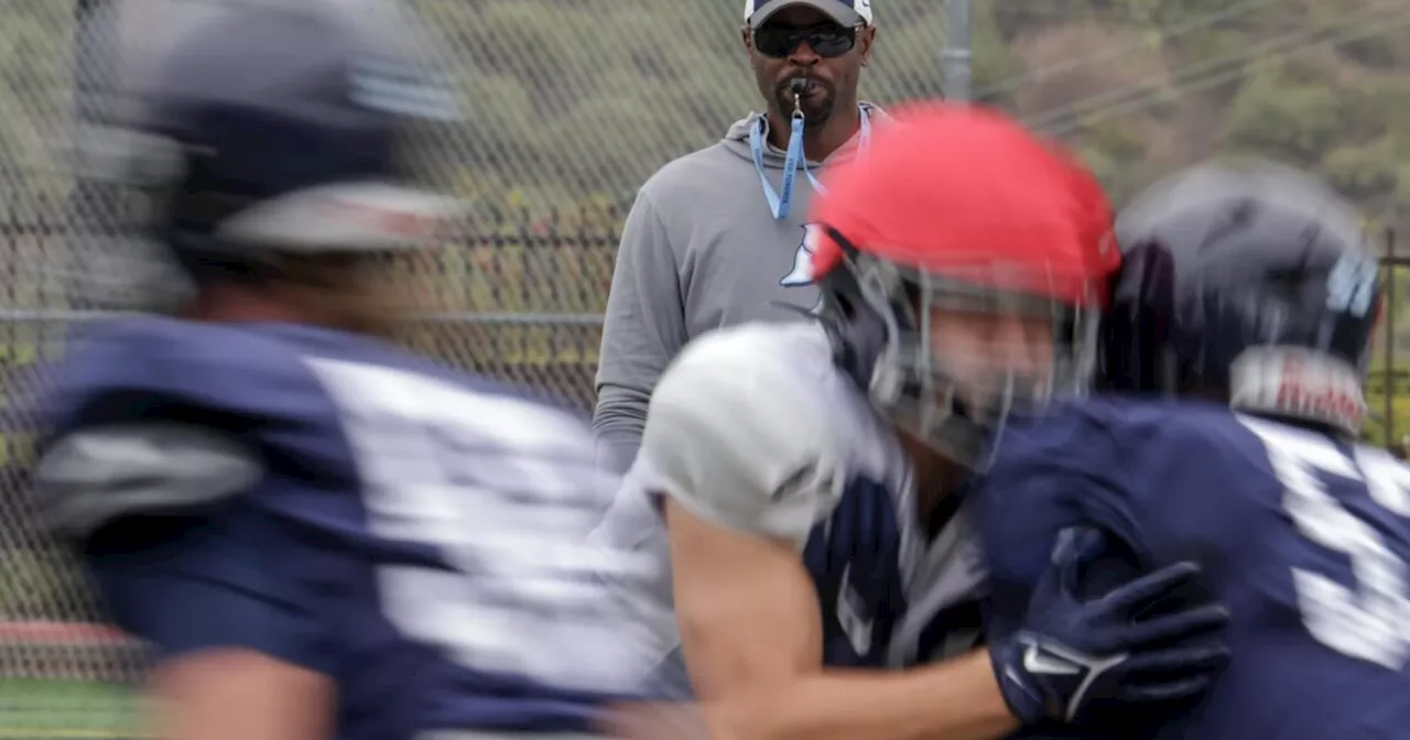 Coach Brandon Moore ramps up USD's football rebuild after being 'knocked off my feet' by hazing investigation