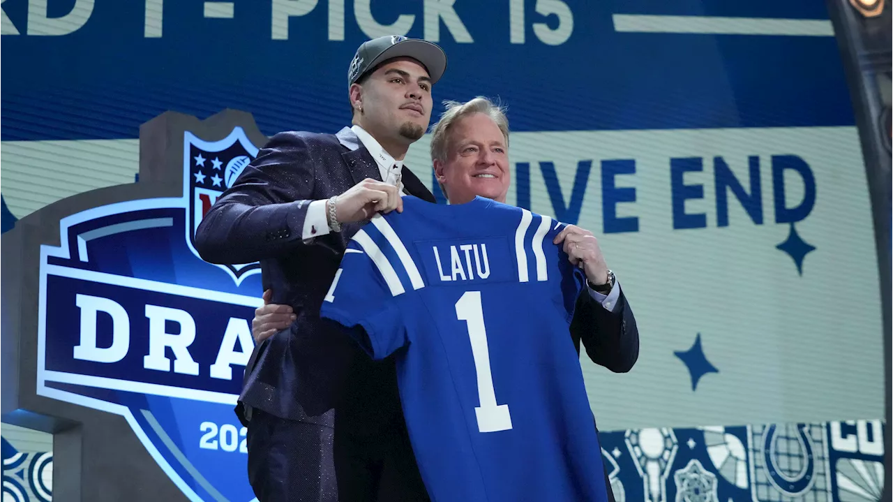 Pro Football Focus Ranks Colts 2024 Draft Class Among Tops in NFL