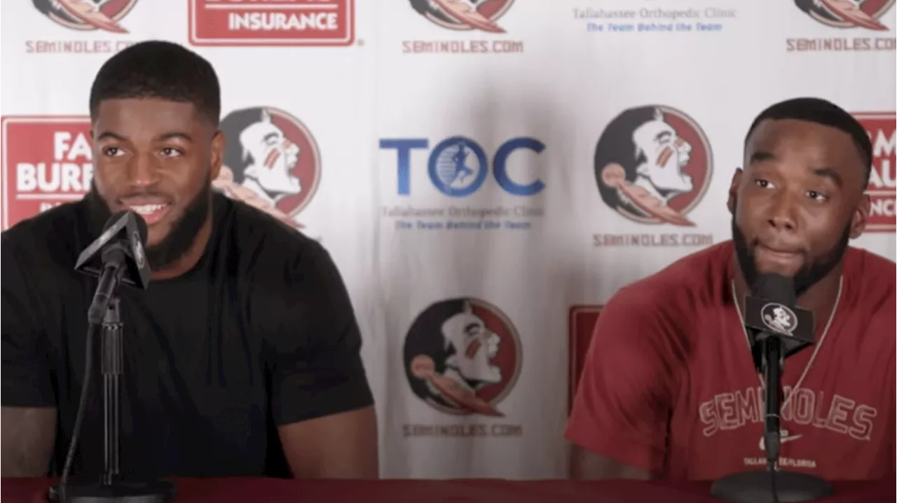 WATCH: Former FSU Football Stars Jared Verse and Trey Benson Joke About NFC West Clash