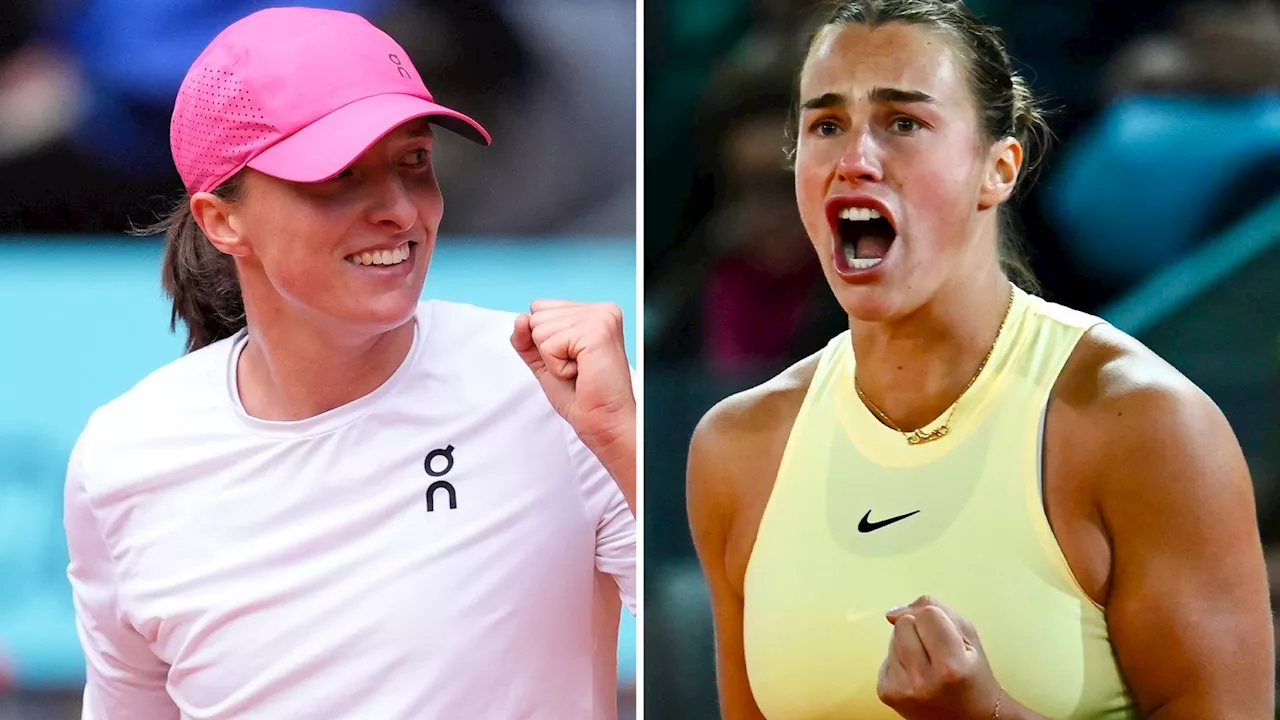 Madrid Open: Repeat or revenge for Iga Swiatek in final against defending champion Aryna Sabalenka?