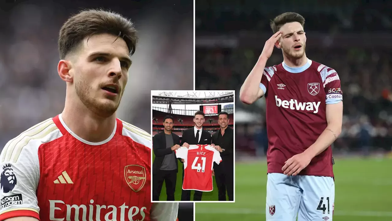 West Ham may miss out on Declan Rice payment after 'changing terms' of Arsenal deal