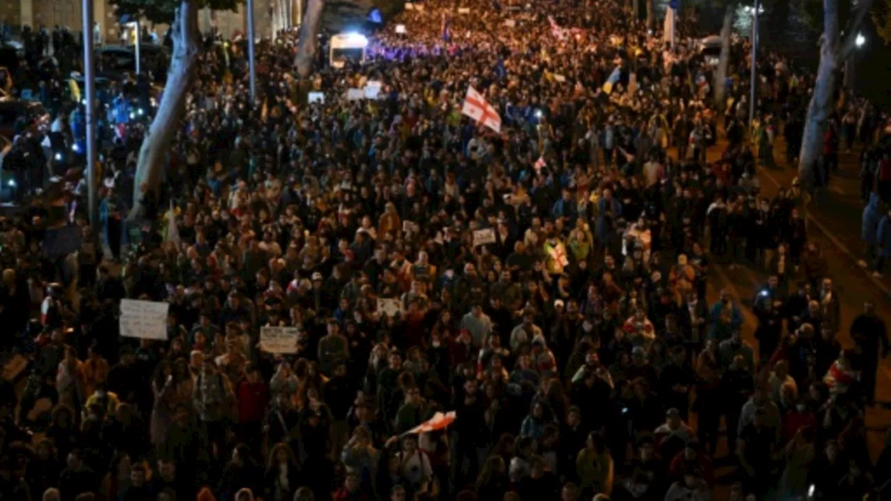 Tausende protestieren in Georgien gegen Gesetz zu 'ausländischer Einflussnahme'