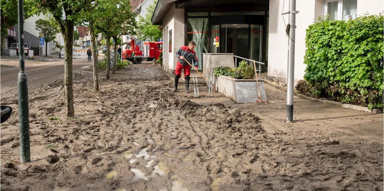 Unwetter in Deutschland: Mann stirbt in überflutetem Keller