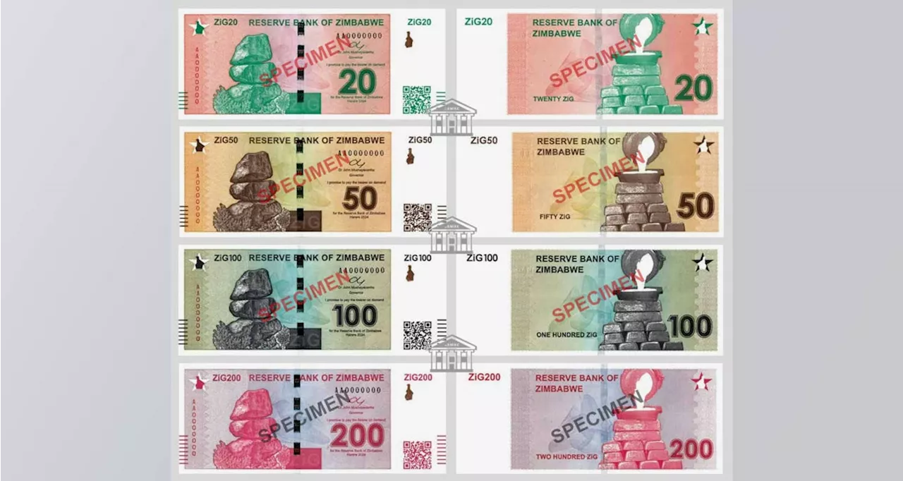 Why Zimbabwe's new ZiG banknotes have QR codes