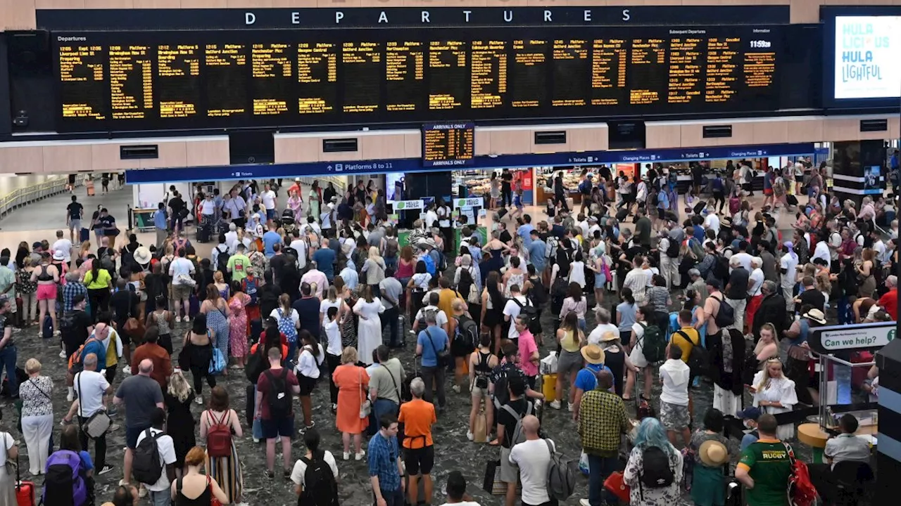 Travellers face bank holiday misery as 150 train lines hit by strikes and delays