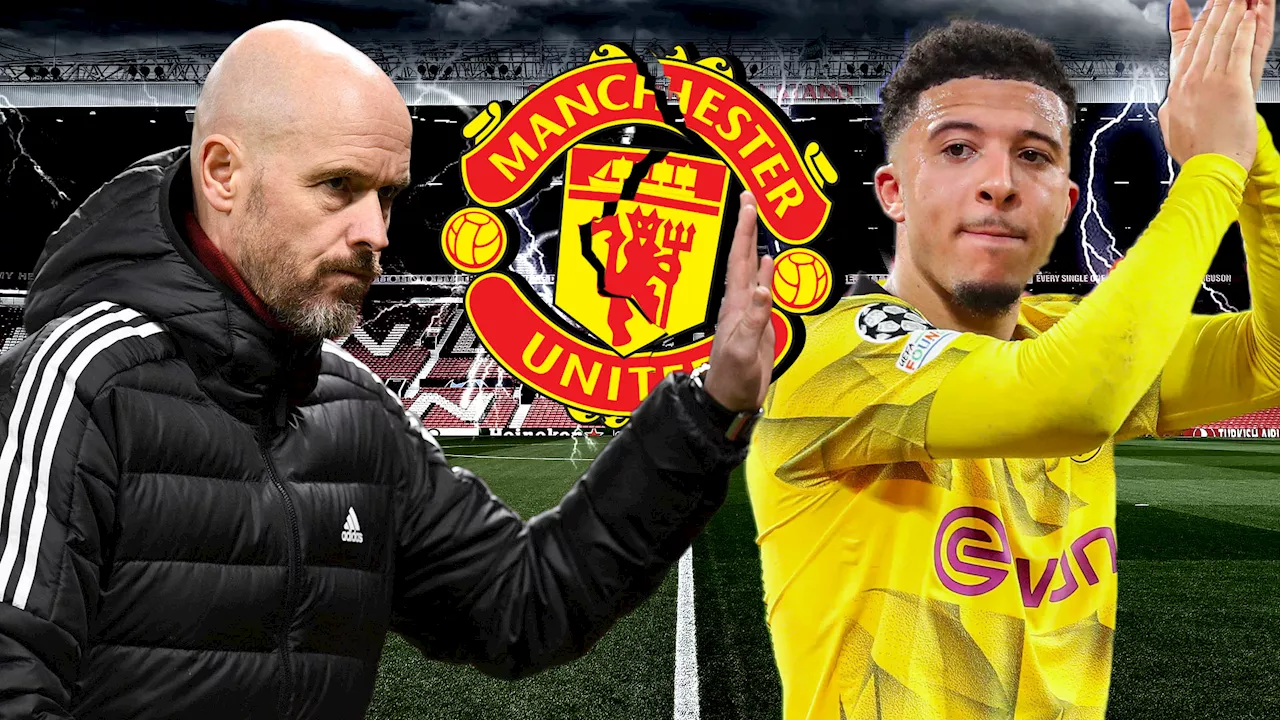 Jadon Sancho RULES OUT returning to Man Utd even if Ten Hag goes with Borussia Dortmund set to open...