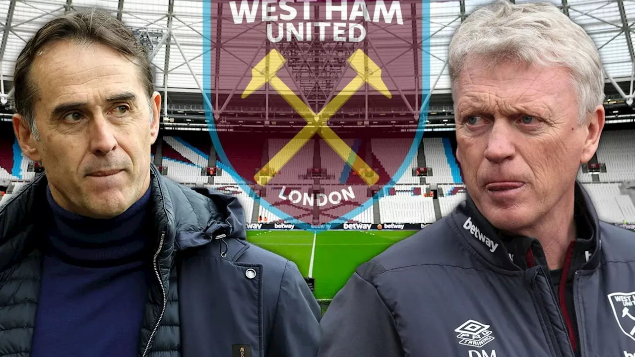 West Ham in advanced talks with Julen Lopetegui to replace David Moyes as boss with one other candidate in...