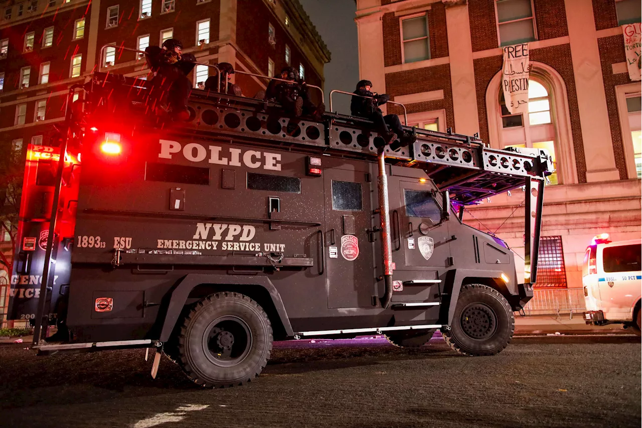 NYPD Officer Fired Gun During Violent Raid of Columbia Hamilton Hall Protest