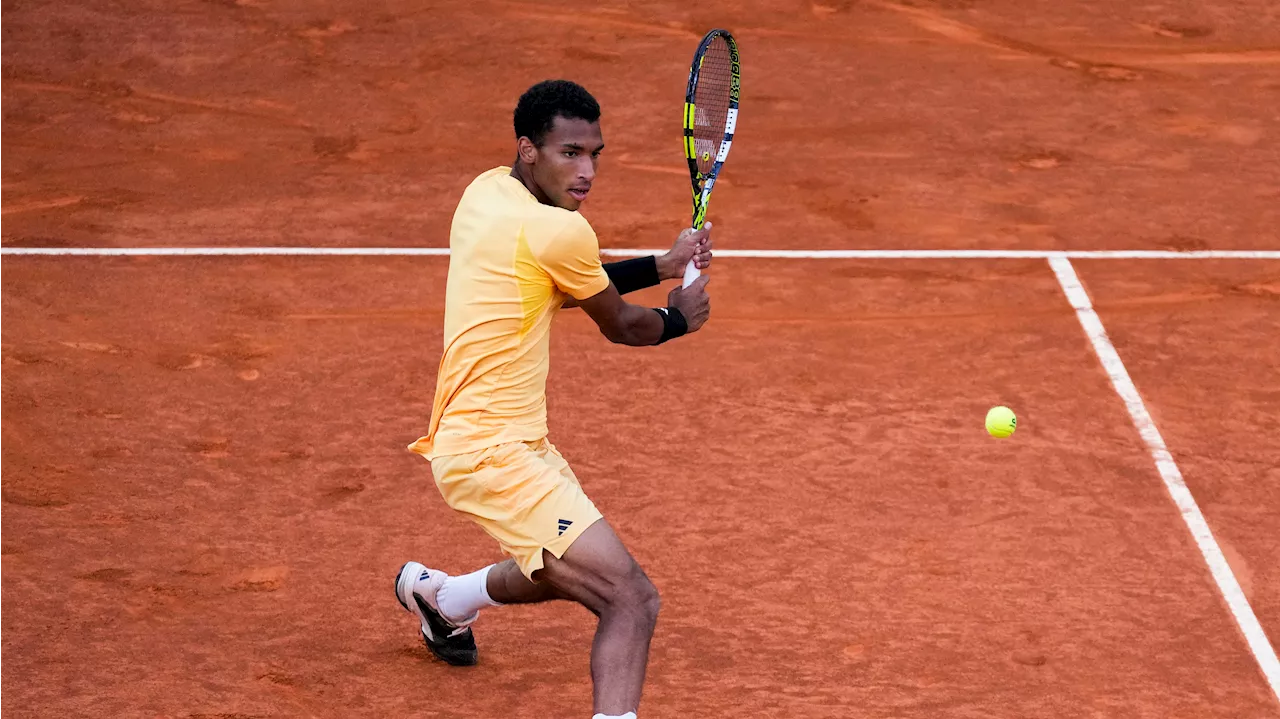 Auger-Aliassime reaches first Masters final in Madrid after Lehecka retires