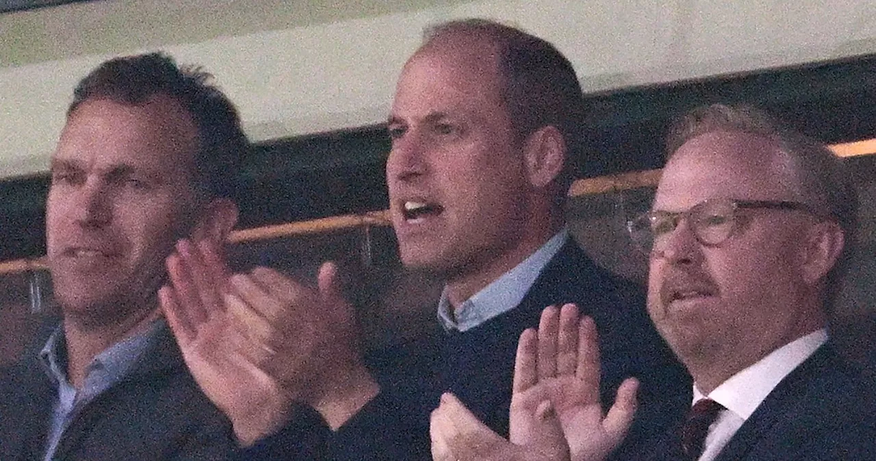 Prince William Attends Aston Villa Game Solo as Kate Battles Cancer