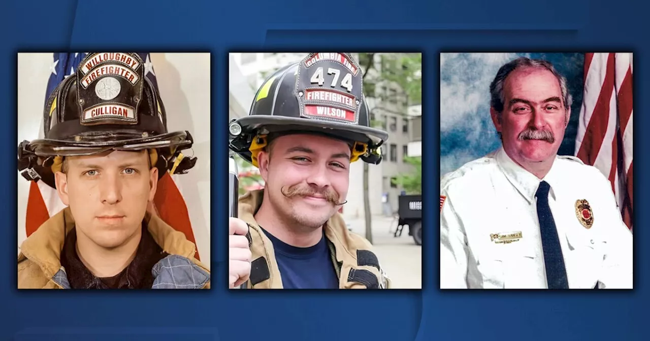 3 Northeast Ohio firefighters to be honored during National Fallen Firefighters Memorial Weekend in Maryland