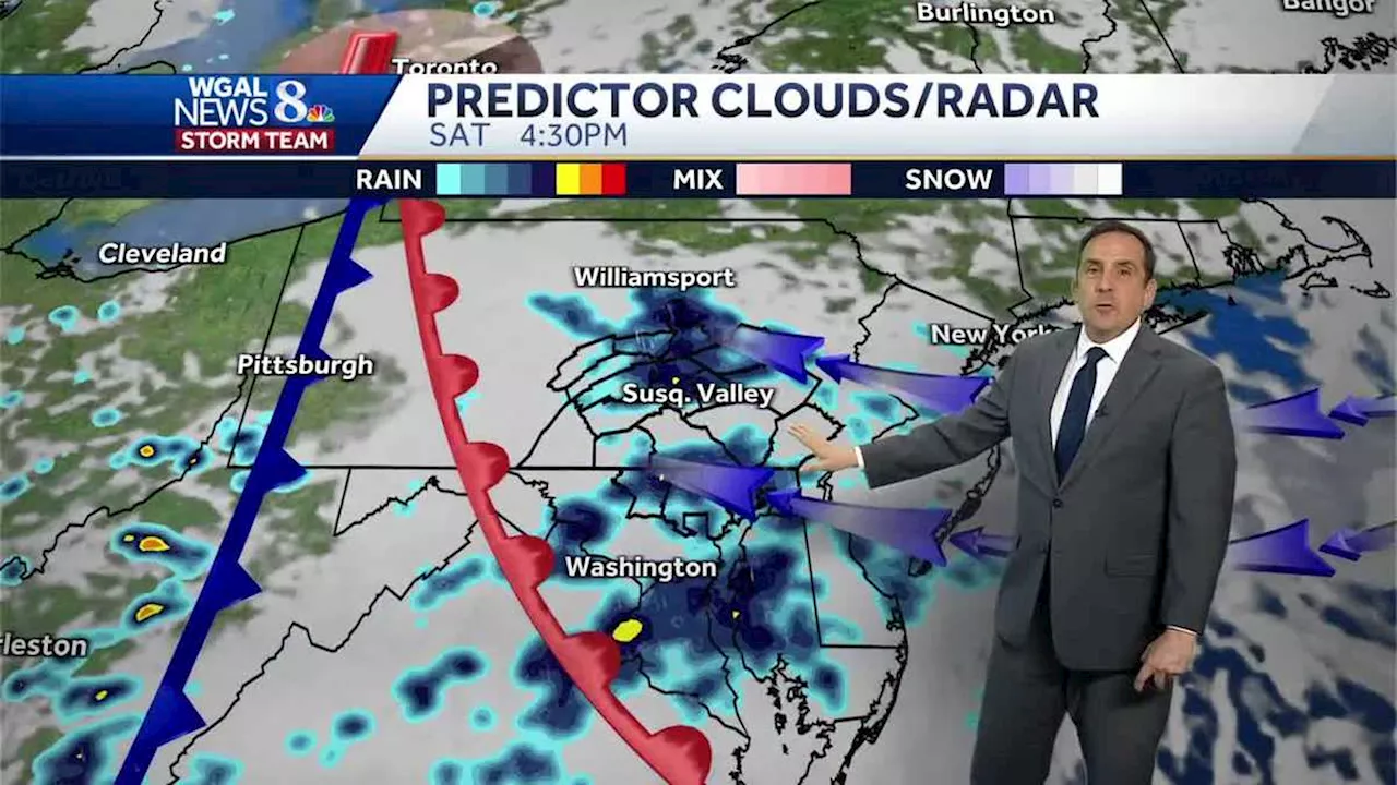 Showers Likely Saturday & Sunday, Much Cooler