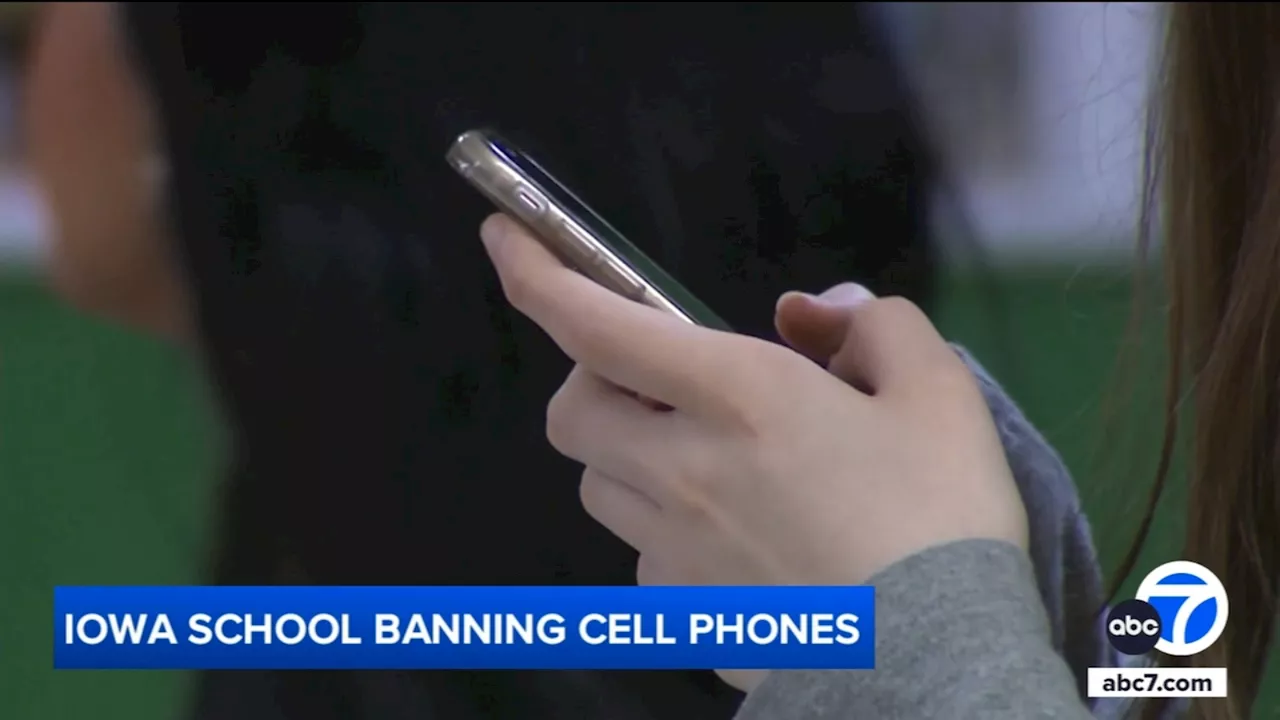 Iowa school hopes ditching phones could help with teens' mental health