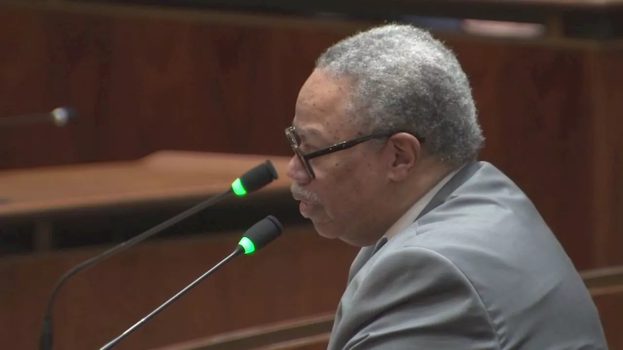 CTA president Dorval Carter testifies before Chicago City Council's Transportation Committee