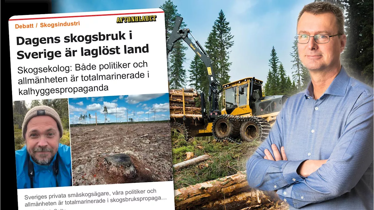 Leder inte framåt att svartmåla skogsbruket