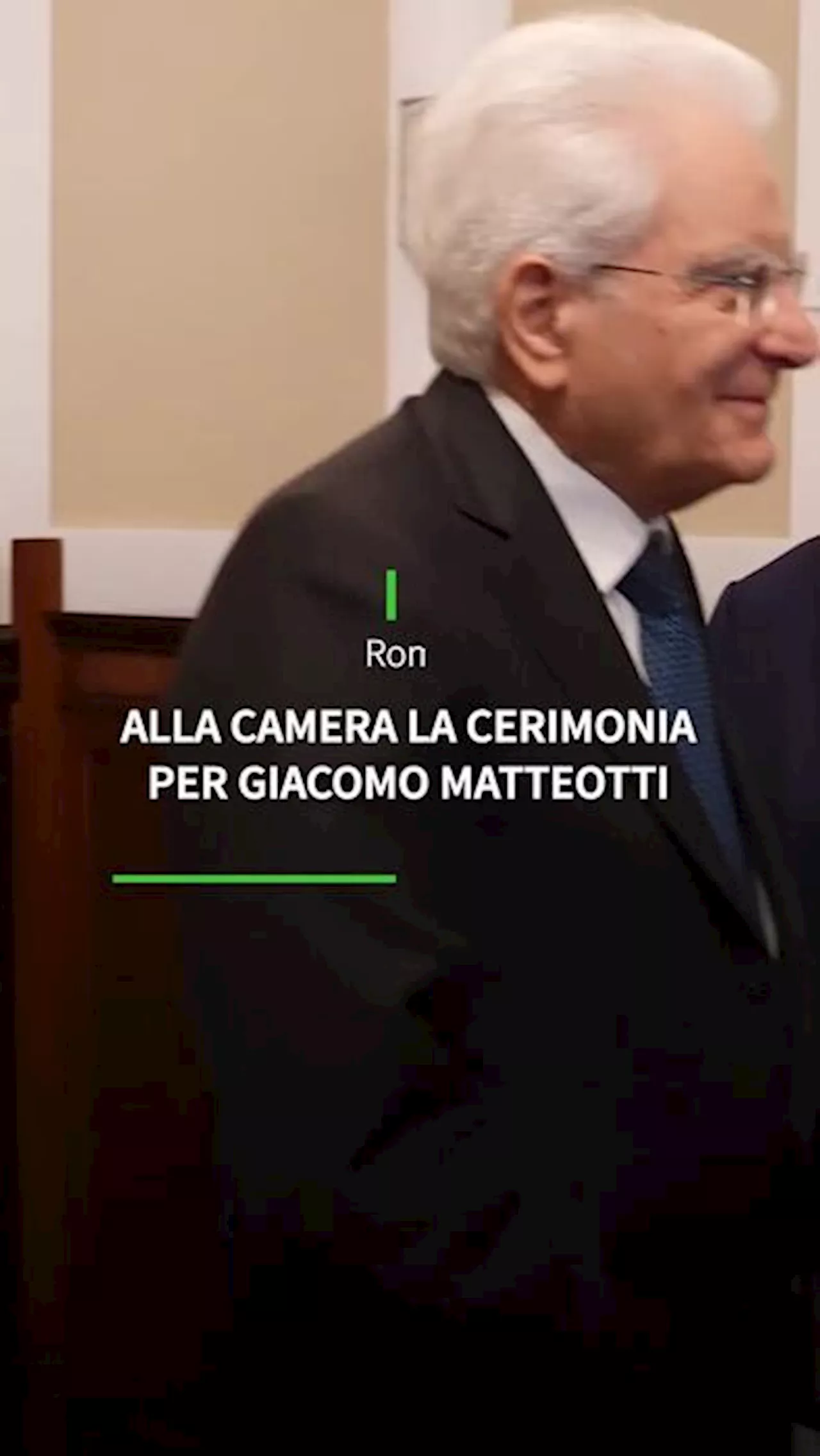 Alla Camera la cerimonia per Giacomo Matteotti