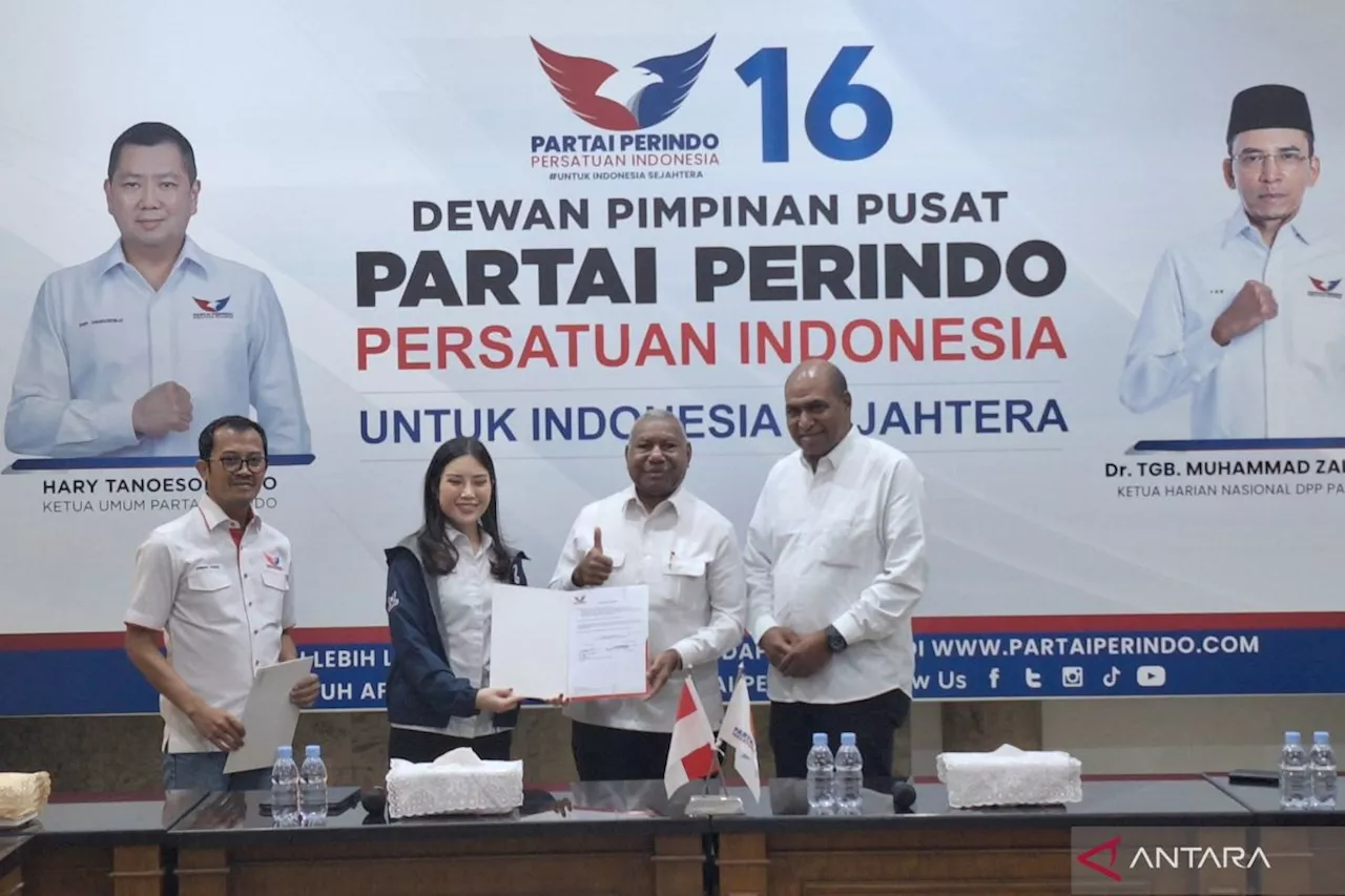 Perindo dukung Dominggus Mandacan maju Pilkada Papua Barat 2024