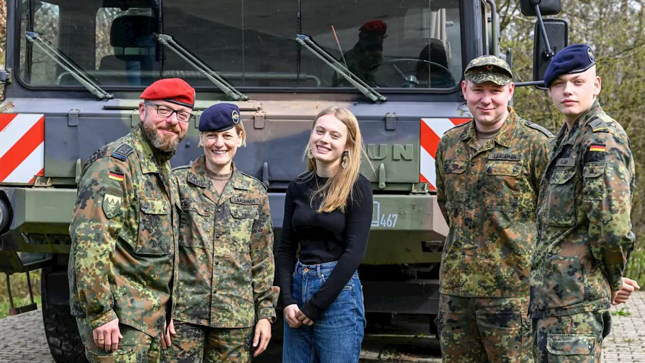 Familie in Uniform: Fünf von sieben Laackmans sind bei der Bundeswehr