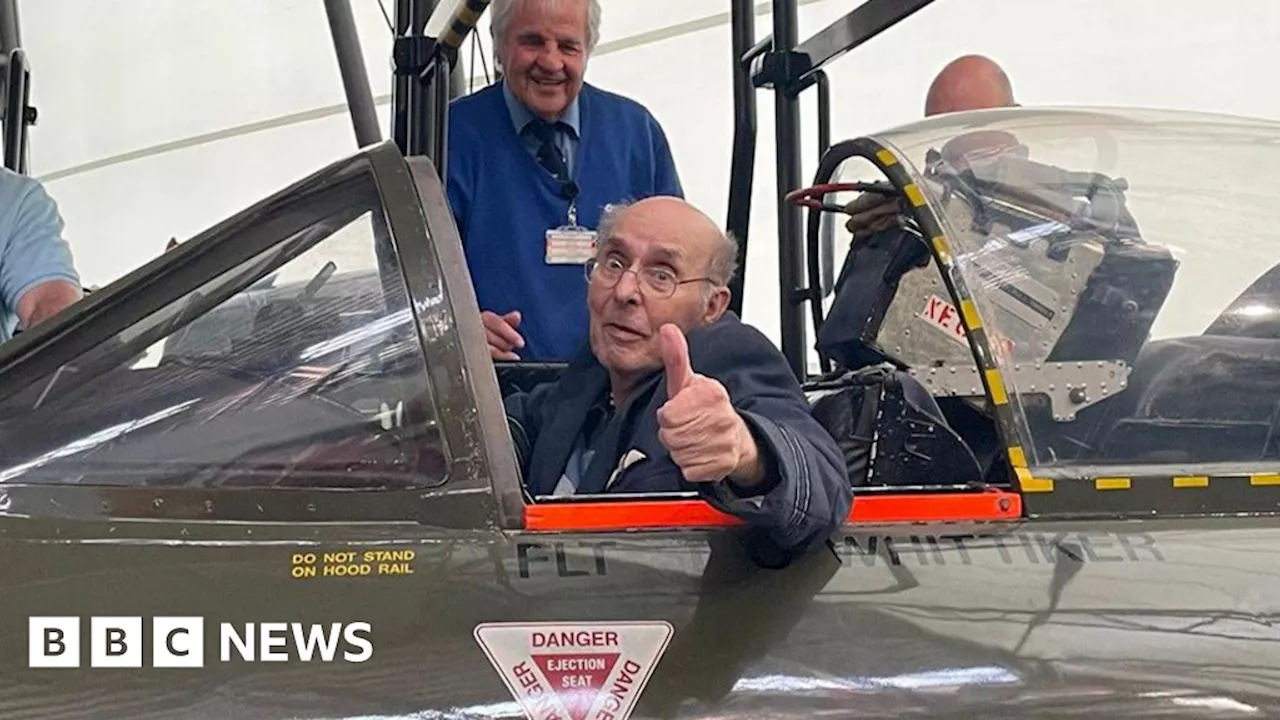 Dudley care home resident fulfils fighter jet plane dream