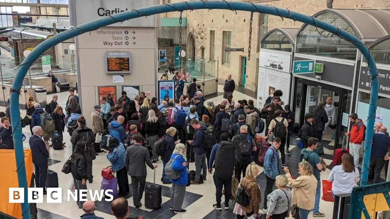 Rail disruption across Cumbria and North East