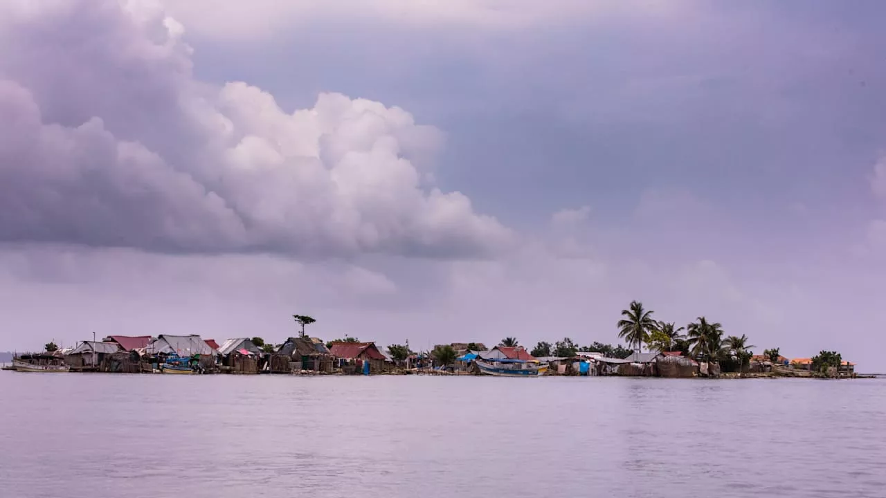 Klimawandel! Bewohner müssen Insel Gardi Sugdup vor Panama verlassen