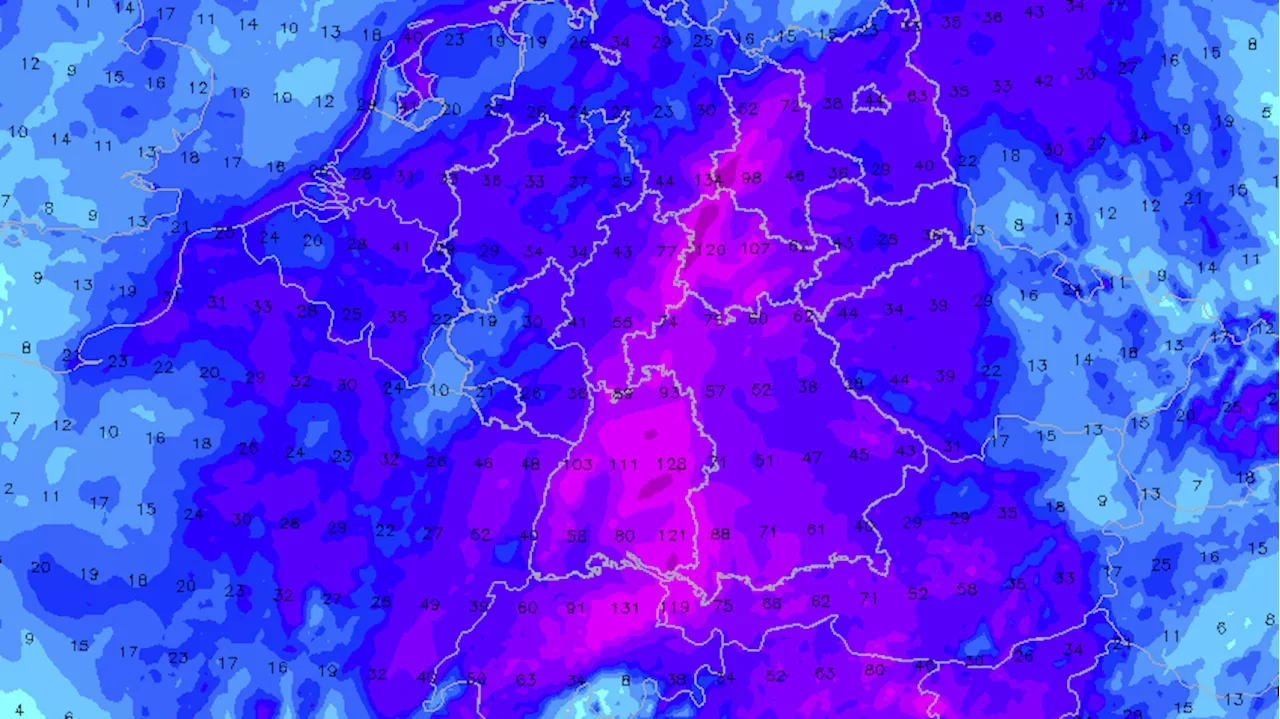 Wetter und Hochwasser: Liveticker – erste Gewitter über dem Südwesten