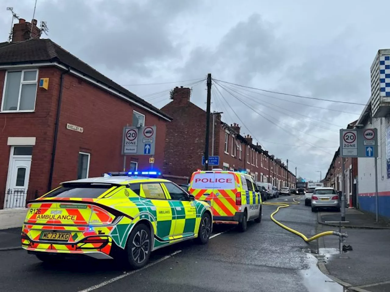 Two taken to hospital after Ashton-on-Ribble fire