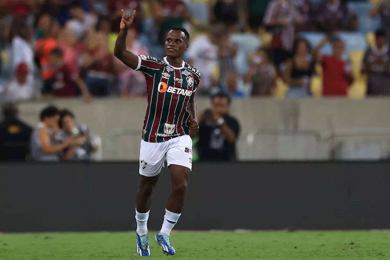 Jhon Arias da espectacular asistencia en remontada de Fluminense por Libertadores