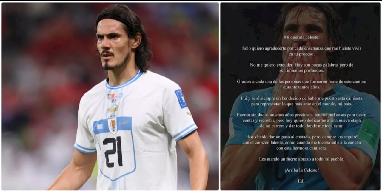 Cavani lascia la nazionale, è ufficiale: l'emozionante lettera di addio