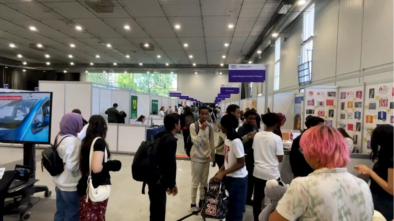 Hundreds of young minds from across Canada compete in national science fair in Ottawa