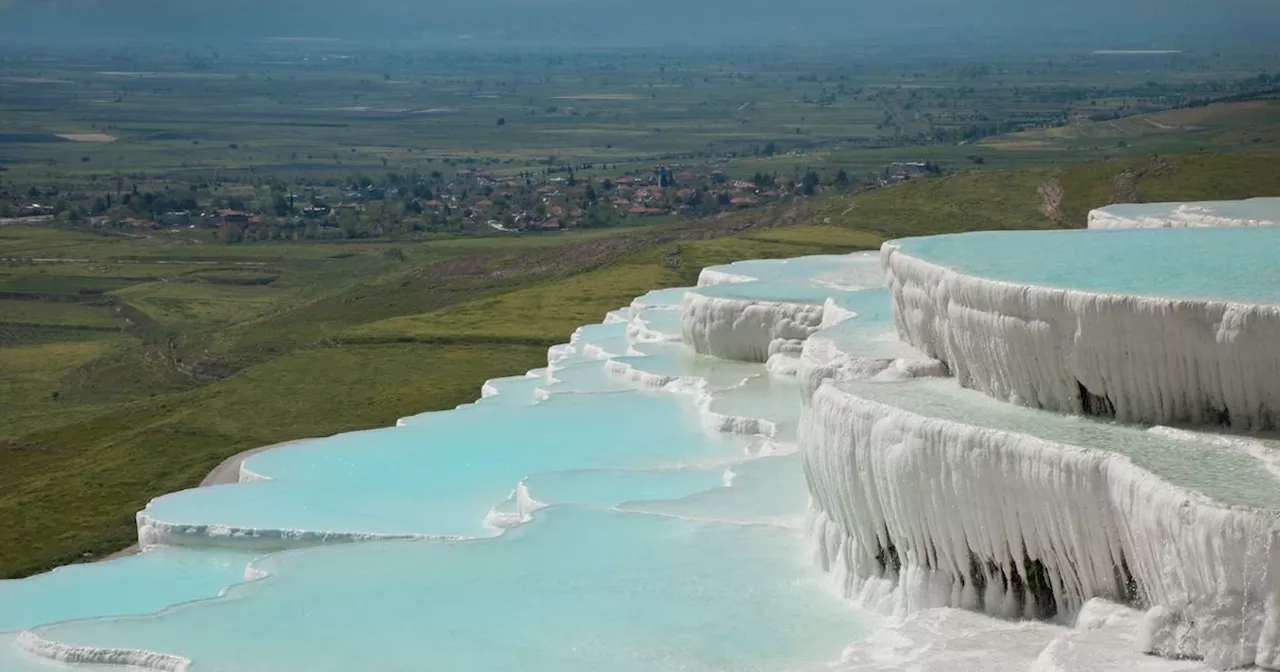 The Turkey beauty spot where visitors can swim in natural hot springs