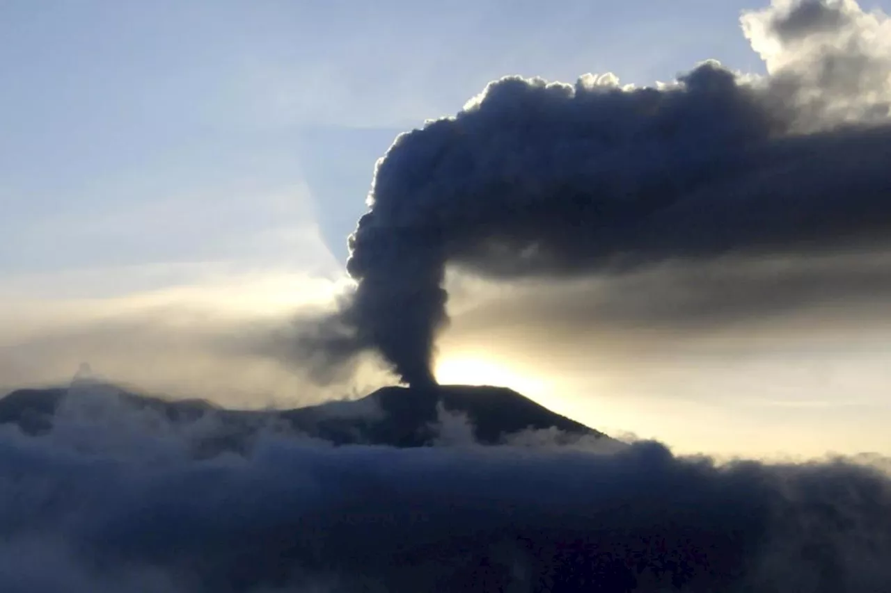 Indonesia’s Mount Marapi belches 2km-ash tower into the sky